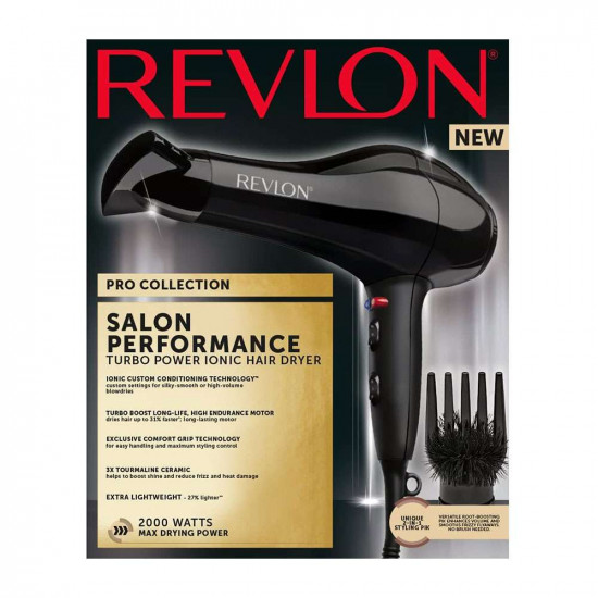 Pro Collection Salon Performance Turbo Ionic Dryer - 2000 Watts Pro Collection Salon Performance Turbo Ionic Dryer - 2000 Watts