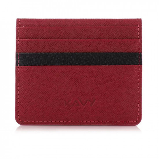 Slim Wallet Front Pocket Leather - Maroon Slim Wallet Front Pocket Leather - Maroon