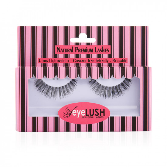 100% Human Hair Eyelashes - N 01