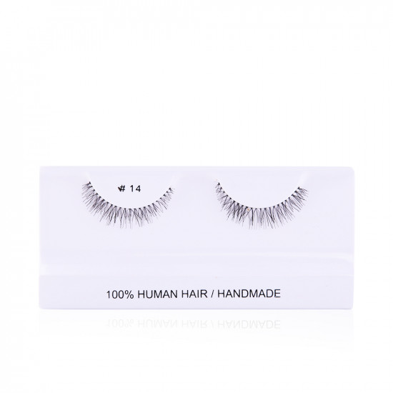 100% Human Hair Eyelashes - N 14 100% Human Hair Eyelashes - N 14