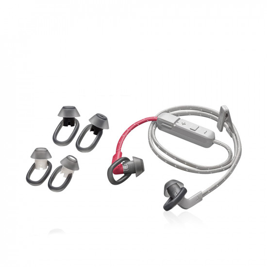 Backbeat Fit 300 Sweatproof Sport Wireless Earbuds - Grey/Coral Backbeat Fit 300 Sweatproof Sport Wireless Earbuds - Grey/Coral