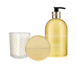 Mandarin And Grapefruit With Candle Gift Set