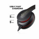 Life Q10 Bluetooth Headphone With Hands Free Mic - Red Life Q10 Bluetooth Headphone With Hands Free Mic - Red