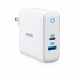 Powerport Atom Iii 2 Ports Wall Charger With Iq 3.0 - White Powerport Atom Iii 2 Ports Wall Charger With Iq 3.0 - White
