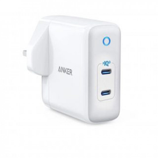 Powerport Iii 2-port Type-c Piq 3.0 Wall Charger 36w - White Powerport Iii 2-port Type-c Piq 3.0 Wall Charger 36w - White