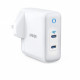 Powerport Iii 2-port Type-c Piq 3.0 Wall Charger 36w - White Powerport Iii 2-port Type-c Piq 3.0 Wall Charger 36w - White