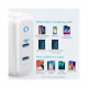 Powerport Iii 2-port Type-c Piq 3.0 Wall Charger 36w - White Powerport Iii 2-port Type-c Piq 3.0 Wall Charger 36w - White