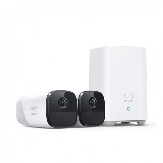 Cam 2 Pro 2K Duo Pack Kit - Gray - White Cam 2 Pro 2K Duo Pack Kit - Gray - White
