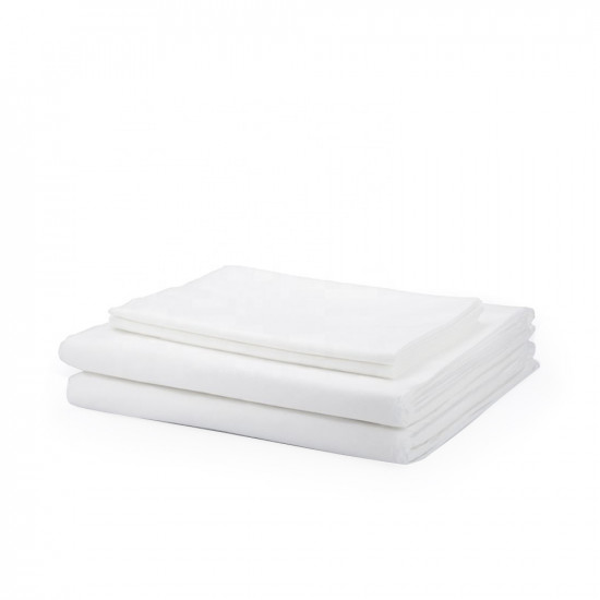 Disposable Bedding Set - King Size - White   