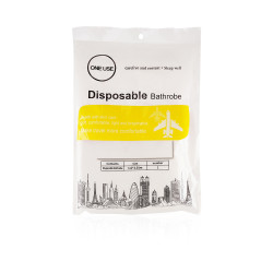Disposable Bathrobe For Ladies - White