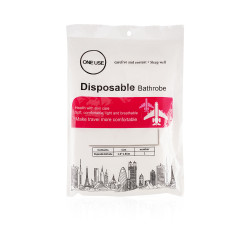 Disposable Dress Bathrobe For Ladies - White