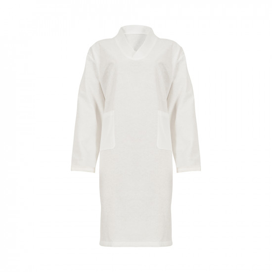 Disposable Dress Bathrobe For Ladies - White