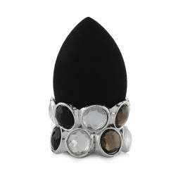 Sponge Black & Bling Holder - Black