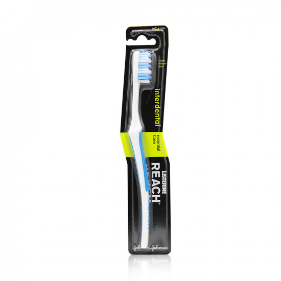 Reach Interdental Essential Care Soft Tooth Brush - White And Blue