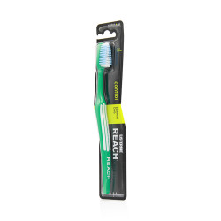 Reach Control Essential Care Medium Toothbrush - White And Green
