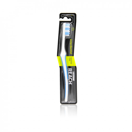Reach Interdental Medium Toothbrush - White And Blue Reach Interdental Medium Toothbrush - White And Blue