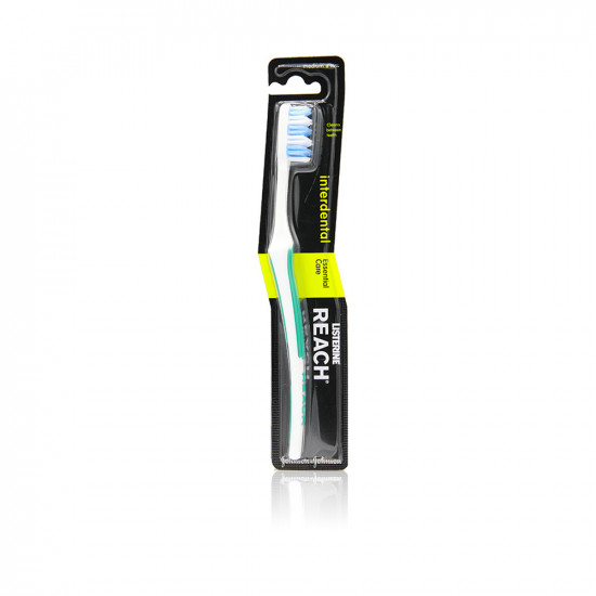 Reach Interdental Medium Toothbrush - White And Green Reach Interdental Medium Toothbrush - White And Green