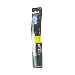 Reach Access Essential Care Medium Toothbrush - White And Medium Aquamarine