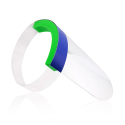 Protective Anti Splash Dust-proof Full Face Cover Mask Visor Shield - With Green Velcro Tape