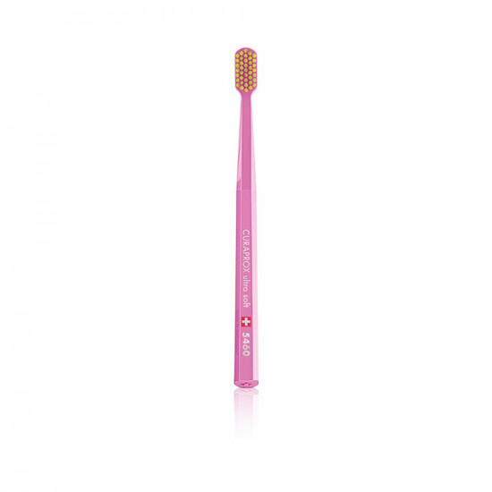 Cs 5460 Ultra Soft Toothbrush - Pink Brush W/lime Green Head