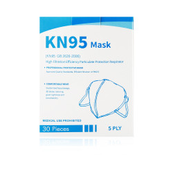 KN 95 GB 2626-2006 5 PLY Protective Face Mask Pack Of 30 Pcs