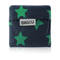 Recycle Shopping bag - Blue With Green Star