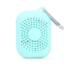 Portable Micro Fiber Gym Towel With Silicone Case - Mint