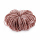 Elastic Nylon Hair Ropes 4.5 Cm - Pink - 100 Pcs Set