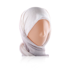 Japanese Gauze -  Off White With Light Gray - N 10