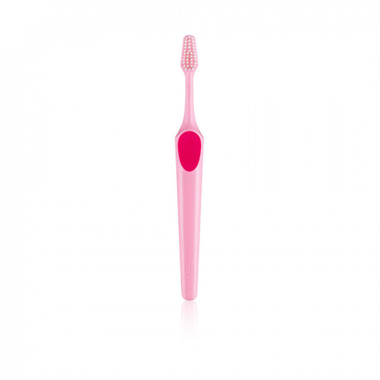 Supreme White Soft Bristle Toothbrush - Baby Pink & Fuscha Supreme White Soft Bristle Toothbrush - Baby Pink & Fuscha