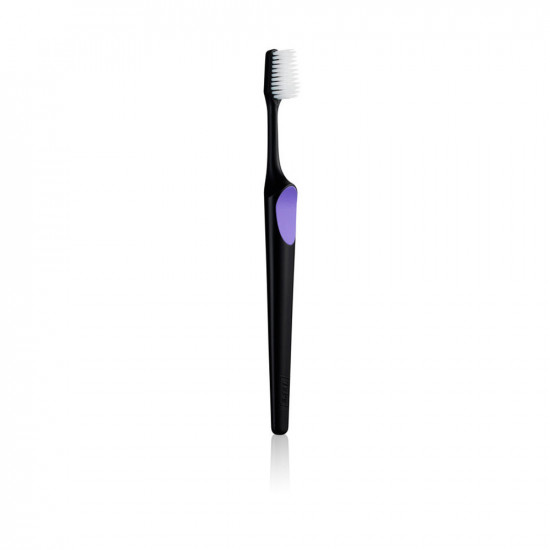 Supreme White Soft Bristle Toothbrush - Black & Purple Supreme White Soft Bristle Toothbrush - Black & Purple