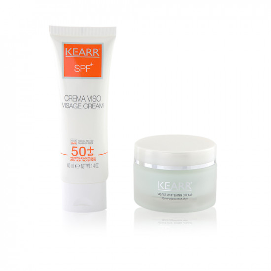 Visage Whitening Cream With Anti-aging Protective Cream Skin Care Set