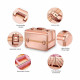 Beauty Make Up Case And Organizer - Rose Gold Beauty Make Up Case And Organizer - Rose Gold