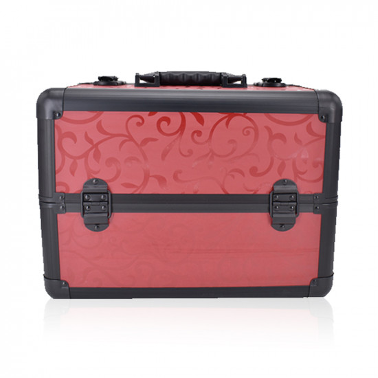 Beauty Make Up Case And Organizer - Red And Black Beauty Make Up Case And Organizer - Red And Black