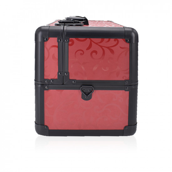 Beauty Make Up Case And Organizer - Red And Black Beauty Make Up Case And Organizer - Red And Black