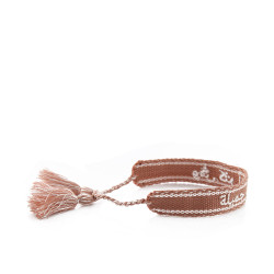 Bracelet With Arabic Word Free Size - Pink 