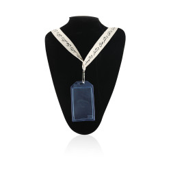 Id Lace With Arabic Song Print - Silver