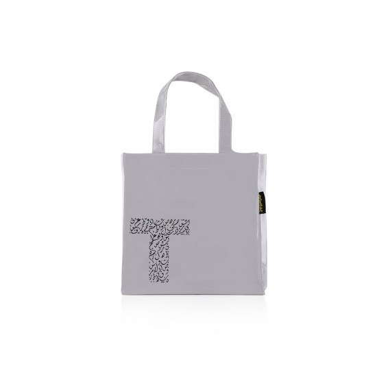 Hand Bag “T” - Lavender Grey Hand Bag “T” - Lavender Grey