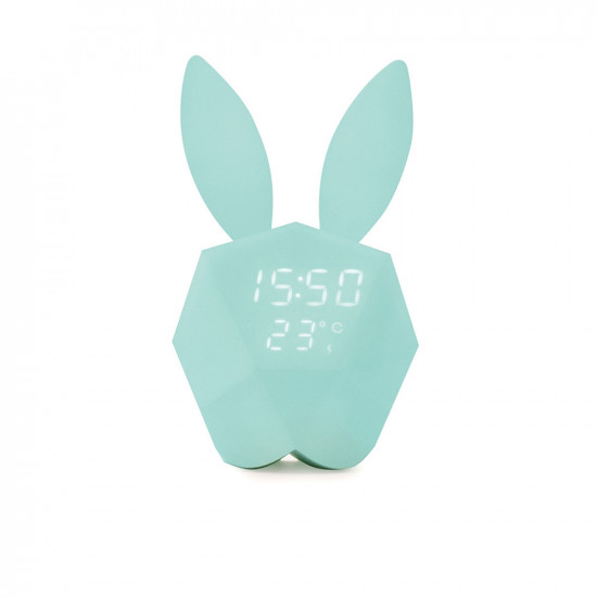 Motion Detector Cutty Clock Night Light - Blue Pastel Motion Detector Cutty Clock Night Light - Blue Pastel