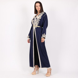 Morrocan Dark Blue Daraah - Large