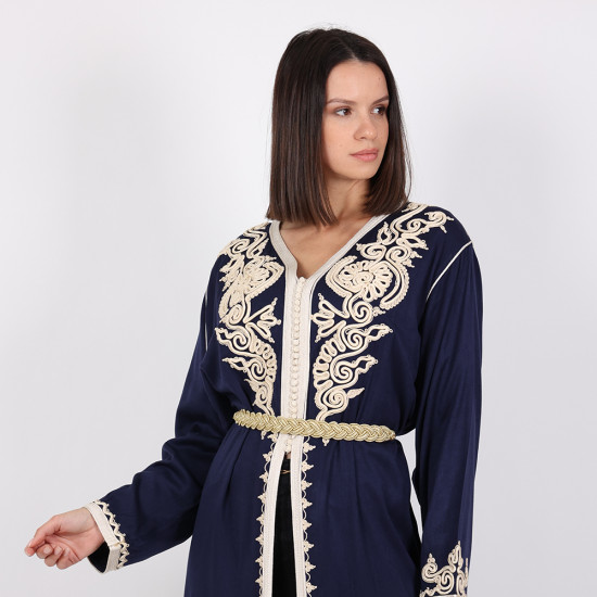 Morrocan Dark Blue Daraah - Large
