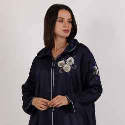 Moroccan Jelabiya Navy Blue - XL