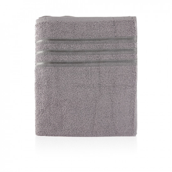 Dobby Bath Towel - Dark Grey - Medium
