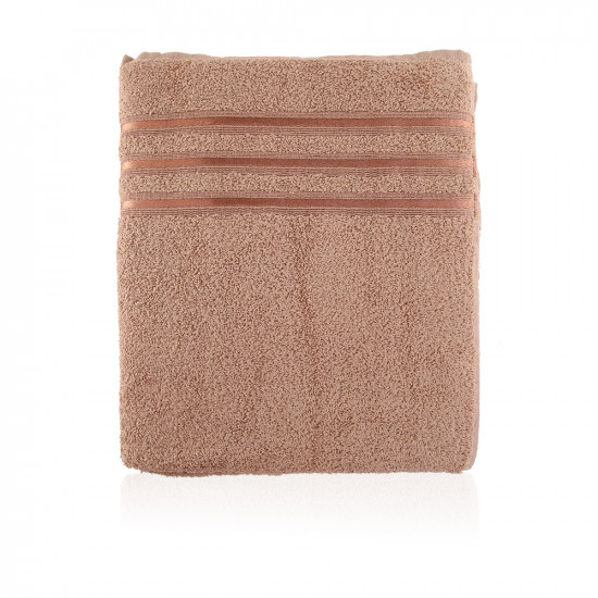 Dobby Bath Towel - Camel - Medium