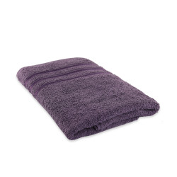 Dobby Bath Towel - Damson - Medium