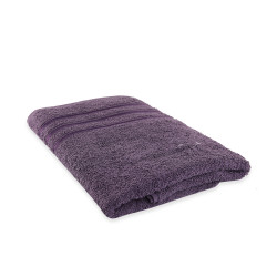 Dobby Bath Towel - Damson - Large