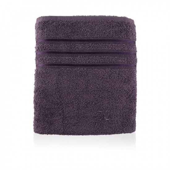 Dobby Bath Towel - Damson - Large