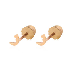 Mini Signature Initial Earring 18k - Zāa