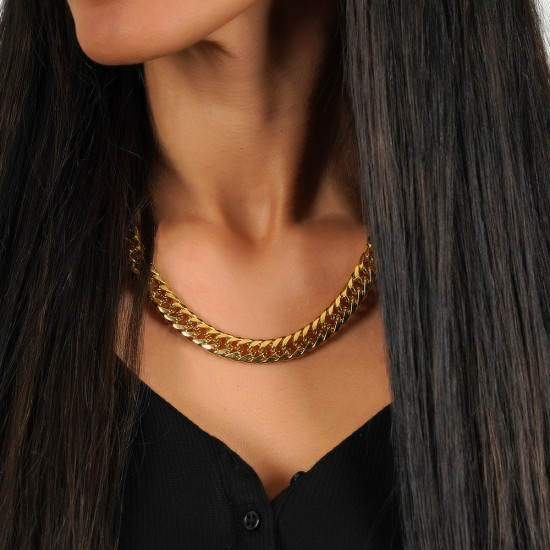 Gold Plated Wb Gold Chain Necklace Gold Plated Wb Gold Chain Necklace