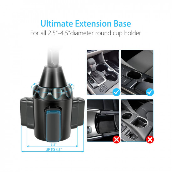 Cup Holder Phone Mount - DK1 Cup Holder Phone Mount - DK1